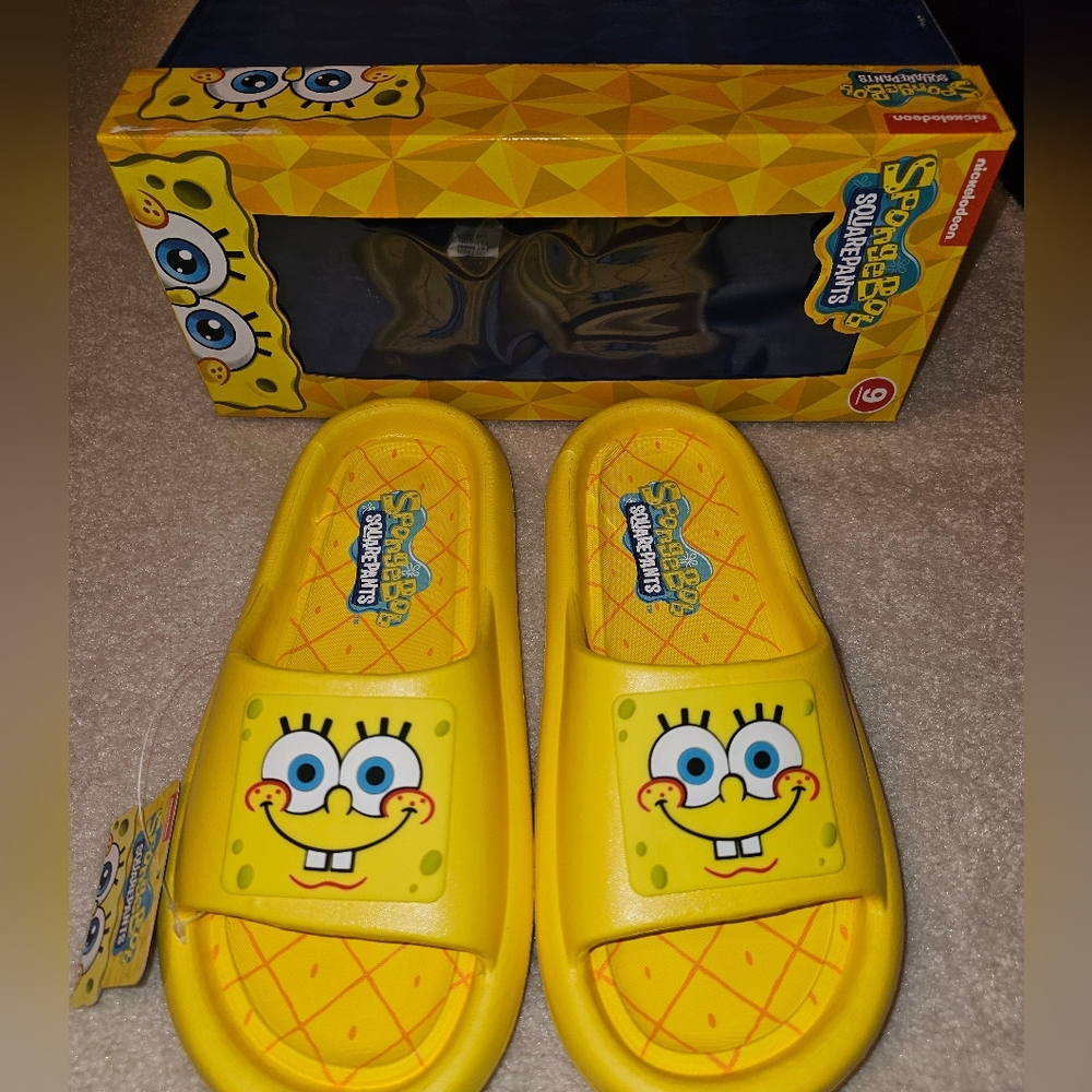 Spongebob squarepants adult slides - Picture 1 of 2
